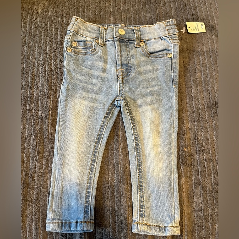 7 For All Mankind Light Baby Jeans | 12M | NWT